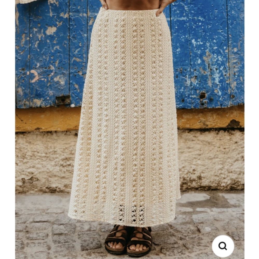 Ottway The Label Crochet Maxi Skirt